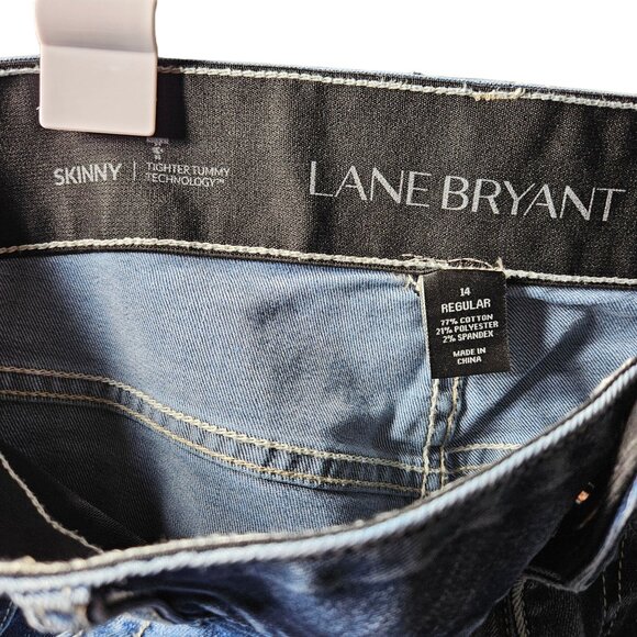 Women's Mid-Rise Skinny Jeans With Cross-Stitch Pocket Design - Picture 7 of 7